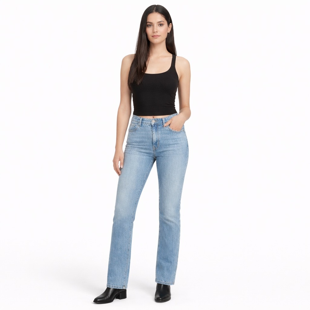CITIZENS OF HUMANITY SKYLA MID-RISE STRAIGHT JEANS- size 25